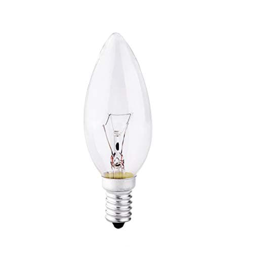 Image of Small Screw Candle Bulbs 40Watt, 10Pack Clear Edison Screw in Bulb SES /e14, 420Lm, Warm White 2700K, 240V