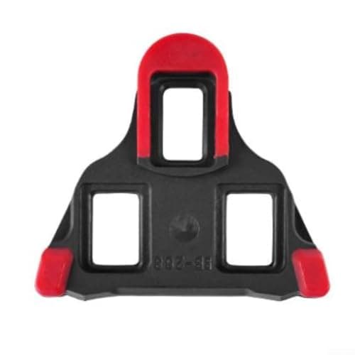 Image of Road Bike For SPD Cleats Set Designed for Use with Mountain Bike Pedals Featuring For SPD PC Compatibility, 6 Degree Float, and Grip (Red (bagged))