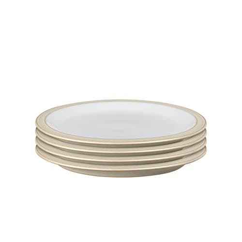 Image of Denby Greenwich Medium Plate Set of 4, Cream