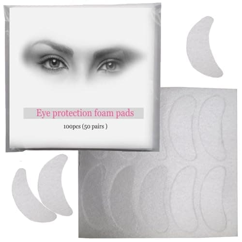 Image of Professional Eye Protection Foam Pads For Eyelash Tinting with Refectocil type tints