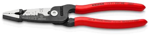 Image of KNIPEX WireStripper Metric Version self-Service Card with Plastic Coating 200 mm, 13 71 200 ME SB