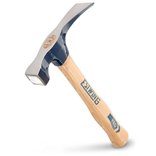 Image of Estwing EW6-21BLC 21oz Smooth Face Solid Steel Head Bricklayer Hammer with Wood Handle