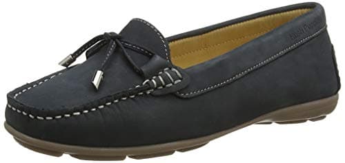 Image of Hush Puppies Maggie Loafers, Blue (Navy Navy), 3 UK