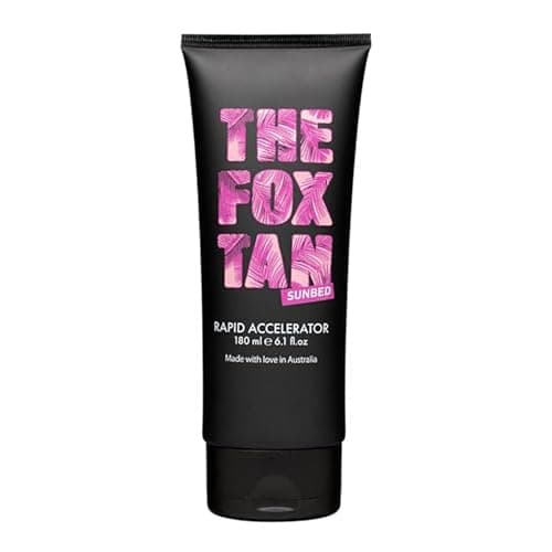 Image of The Fox Tan Rapid Accelerator, Accelerator Lotion For Sunbed Tanning, Creates Darker, Faster & Long-Lasting Tans, Vegan & Cruelty-Free, 180ml
