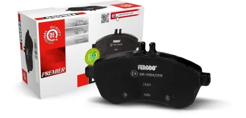 Image of Ferodo FDB1520 Brake Pad Set, disc brake - (set of 4)