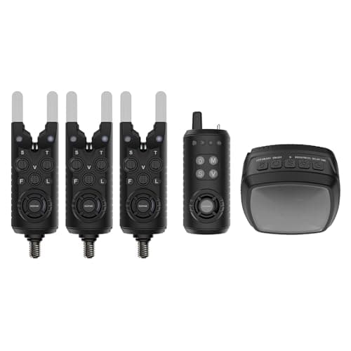 Image of Sonik Sports Gizmo2 Bite Alarm 3 Rod Set Inc FREE Light HC0088