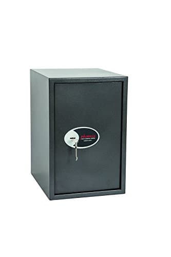 Image of Phoenix Safe Company – SS0805K Vela Home & Office Security Safe | Key Locking | Twin Locking Bolts | Metallic Graphite Finish | 88 Litre Capacity | 23kg