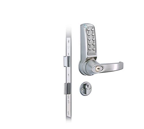 Image of Codelocks 4020 SS CL4020 Anti-Panic Mortice Lock, Double Cylinder Electronic, PVD Stainless Steel