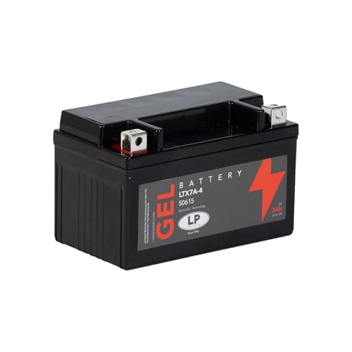 Image of Landport Gel Starter Battery 12 volt, 7 Ah/10hr, 125 CCA With Gel Technology-Ideal For Motorcycles & Powersport Vehicles MG LTX7A-4
