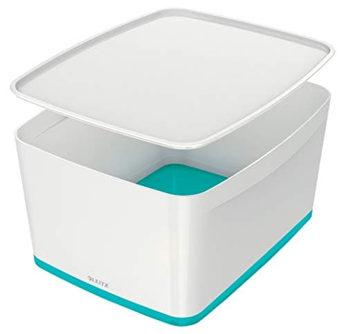 Image of Leitz MyBox WOW Large with lid, Storage Box, Ice Blue