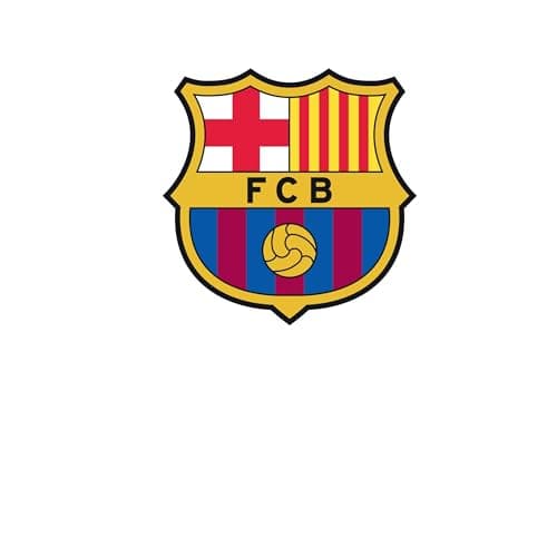 Image of Licensed Decor FC Barcelona Vinyl Wall Sticker - Club Crest Sticker Pack - Medium 70x40cm