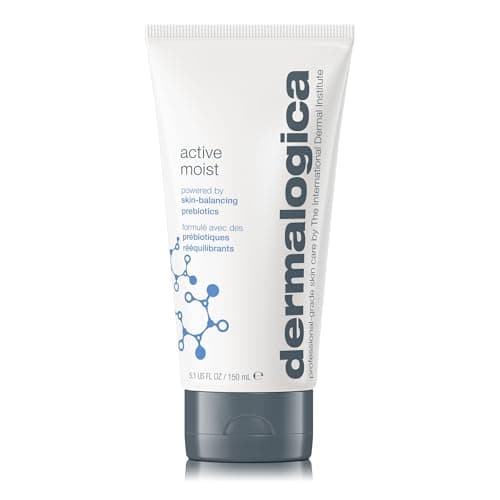 Image of Dermalogica Active Moist Moisturiser - Provides Oil-free Hydration, Easy-to-apply Formula, for Smooth, Glowing Skin, with Silk Amino Acids, Gluten-Free, Vegan - Day or Night Use, 150ml
