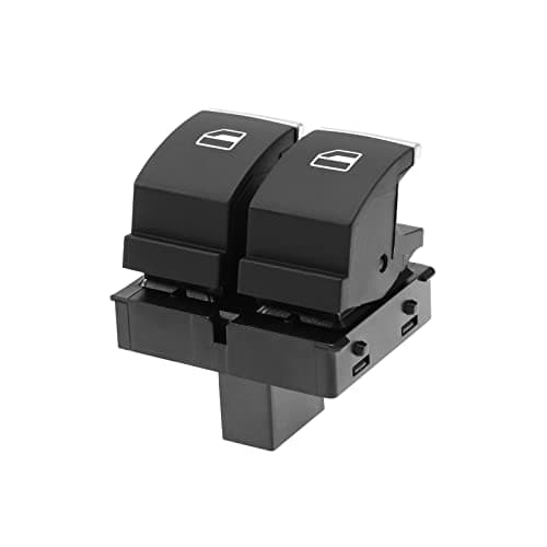 Image of Be In Your Mind Car Power Window Switch 5k3959857 Compatible with Eos Compatible with Golf MK5 MK6 GTI 2 Electric Window Lifter Switch Black ABS