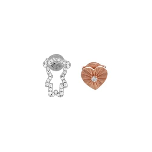Image of Emporio Armani Women's Two Tone Sterling Silver Earring, EG3621040