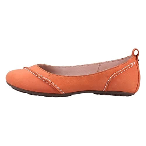 Image of Hush Puppies Womens Janessa Ballet Flat, Orange, 3 UK