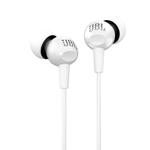 Image of JBL Earbuds with Mic C100SI with Microphone (White)