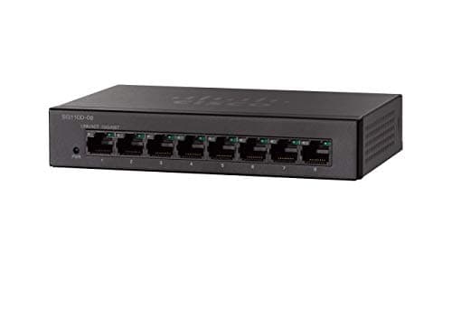Image of Cisco SG110D-08 Unmanaged Switch, 8 Gigabit Ethernet (GbE) Ports, Limited Lifetime Protection (SG110D-08-UK)