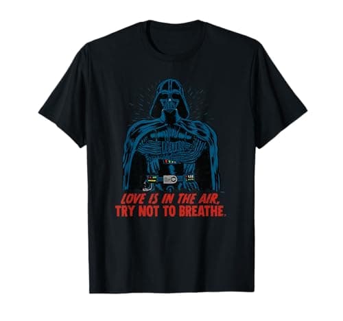 Image of Star Wars Darth Vader Love is in the Air Valentine's Day T-Shirt