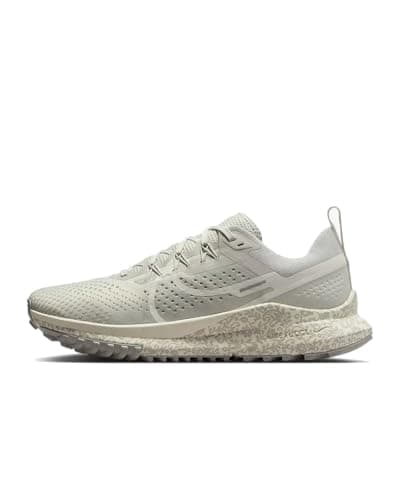 Image of NIKE Womens React Pegasus Trail 4 Running Trainers FZ3778 Sneakers Shoes (UK 6.5 US 9 EU 40.5, Light Bone sail University red 072)