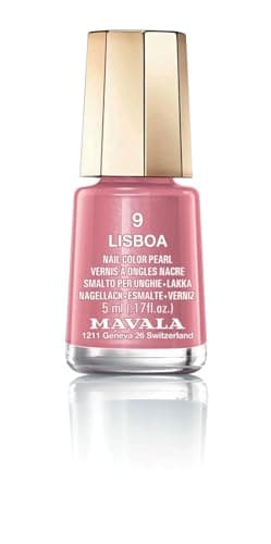 Image of MAVALA Mini Colour Nail Polish, Lisboa, Pale Pink, (Pack of 1)