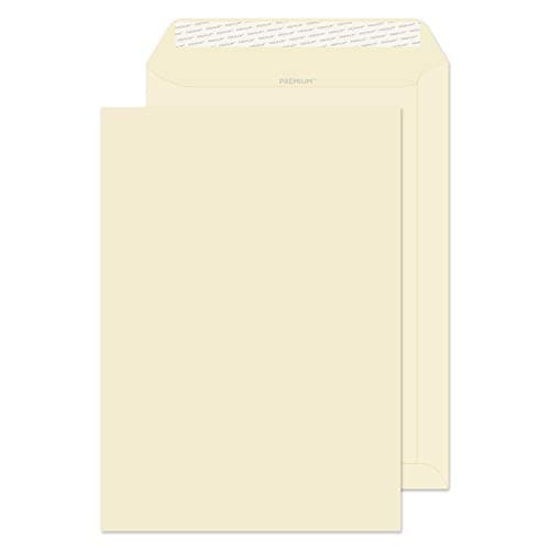 Image of Blake Business C4 324 x 229 mm 120 gsm Peel & Seal Pocket Envelopes (61653) Cream Wove - Pack of 20