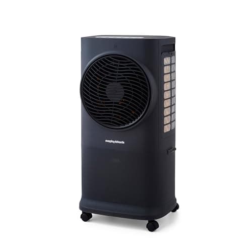 Image of Morphy Richards Flexi Freeze 7L Air Cooler with Remote Control, LED Digital Display, 3 Fan Speeds, 3 Wind Modes, 8 Hour Timer, 360° Airflow, Honeycomb Filters, Low Noise, Black, 823251