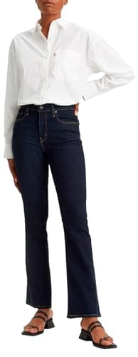 Image of Levi's Women's 725 High Rise Bootcut Jeans, Blue Wave Rinse, 28W x 28L