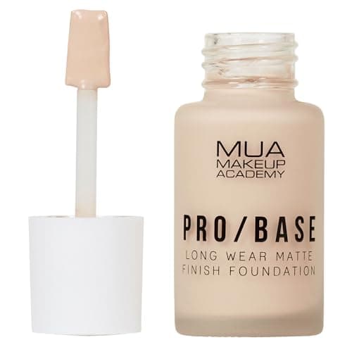 Image of MUA Makeup Academy Pro/Base Full Coverage Long Wear Matte Finish Foundation, Shade #102, 30 ml - Vegan & Cruelty Free