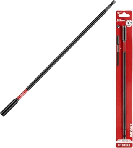 Image of Milwaukee 1/4 Inch Hex Shockwave(TM) Bit Holder Extension