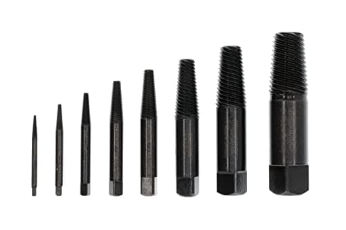 Image of GEDORE Screw Extractor Set Chrome Vanadium Steel 54 HRC in Clear Plastic Box 8 Pieces M3-M45
