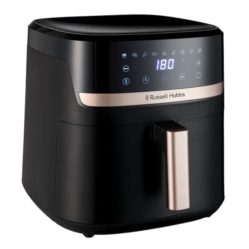 Image of Russell Hobbs Air Fryer 8.3L, 9 in 1 Digital Airfryer, Air Fry, Bake, Roast, Grill, Keep Warm, 40-200℃ Temperature Range, Oil Free Cooking, Dishwasher Safe Attachments, 1800W