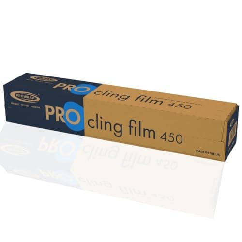 Image of PROWRAP Cling Film Great for Professional Catering Kitchens | Extra Wide 450mm x 300m | Pack of 1