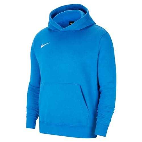 Image of NIKE Kid Y Nk Flc Park20 Po Hoodie Sweatshirt, Royal Blue/White, S