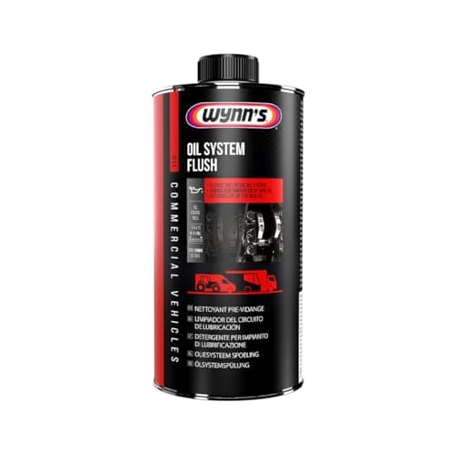 Image of Wynn's Commercial Vehicle Oil System Flush - Deep Engine Cleaner - Removes Sludge & Deposits - Turbo Safe - For All Engine Types - Synthetic & Mineral Oil Compatible - 1L