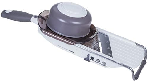 Image of Progressive 10PL81100 PL8 Professional Hand Mandolin/Gourmet Slicer, Plastic/Stainless Steel , White
