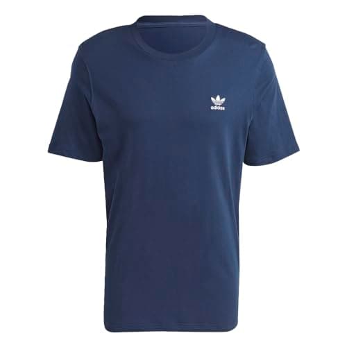 Image of Adidas Originals Men's Trefoil Essentials T-Shirt, Night Indigo/White, XS