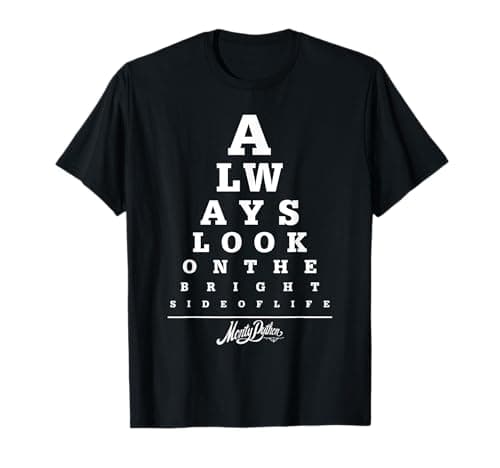 Image of Monty Python Official Bright Side Eye Test T-shirt T-Shirt