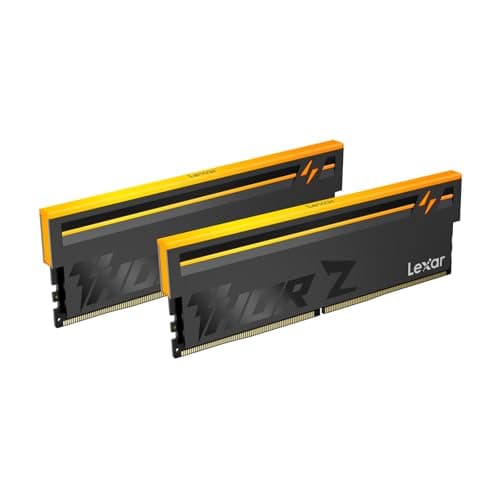 Image of Lexar THOR Z Series RGB DDR5 RAM 32GB Kit (2x16GB) 6000 MHz, DRAM 288-Pin UDIMM Desktop, PC High-Performance Gaming Computer Memory for Intel XMP 3.0/AMD EXPO, PMIC/On-die ECC/1.35V