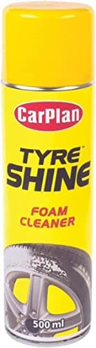 Image of CarPlan Tyre Shine Foam Cleaner Protector 500milliliter CTS500