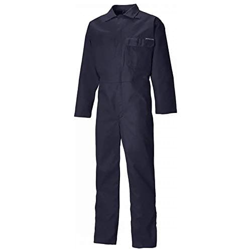 Image of Dickies Mens Everyday Flame Retardant Coverall Navy Blue Extra Large 30"