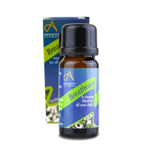 Image of Absolute Aromas Breatheasy Essential Oil Blend 10ml - Pure Natural, Undiluted - for Aromatherapy and Diffusers