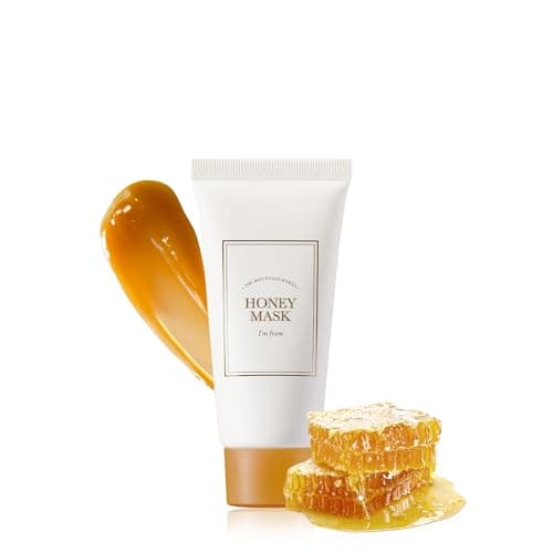 Image of I'm from Honey Mask 1.01 Fl Oz, Wash Off Face Mask, 38.7% Korean Honey, Deep Moisturization for 48 hours, Nourishment, Clear Complexion for Dry, Combination Skin