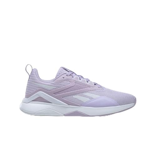 Image of Reebok Women's Nanoflex Tr 2.0 Cross Trainer, Purple Oasis/Cold Grey/White, 8