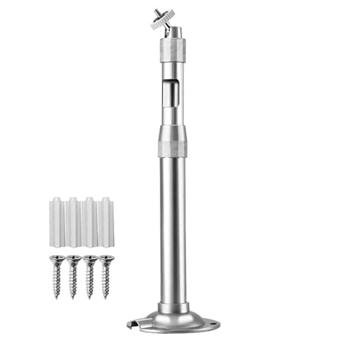 Image of Security Camera Mount Bracket - Adjustable Wall Ceiling Holder for Surveillances Setup | Extendable Mount Stand with Angle Rotation, Indoor Dorm Installation Support for Stable Camera Positioning