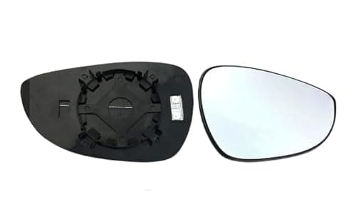 Image of Wing Mirror Glass for Ford Fiesta MK7 models Right Hand Side mk7 2008, 2009, 2010, 2011, 2012, 2013, 2014, 2015, 2016, 2017