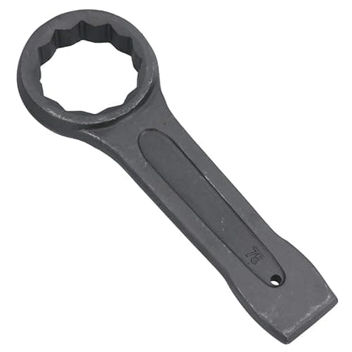 Image of AB Tools 75mm Slogging Box End Striking Ring Wrench Spanner Bi-Hex 12 Sided Metric