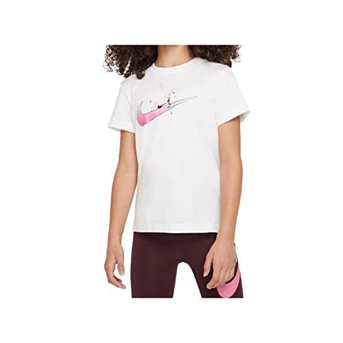 Image of NIKE DX1706-100 G NSW TEE BF Shine T-Shirt Unisex White Size S