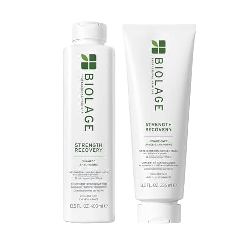 Image of Biolage Strength Recovery Shampoo 400ml and Conditioner 236ml Duo