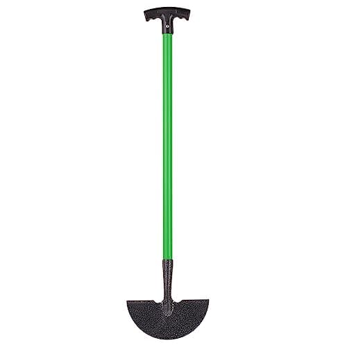 Image of Jazooli Garden Tools | Carbon Steel Lawn Edging Border Cutter & Garden Edging Grass Cutter | Half Moon Lawn Edger & Edge Trimmer with Head Step | T Handle 91cm