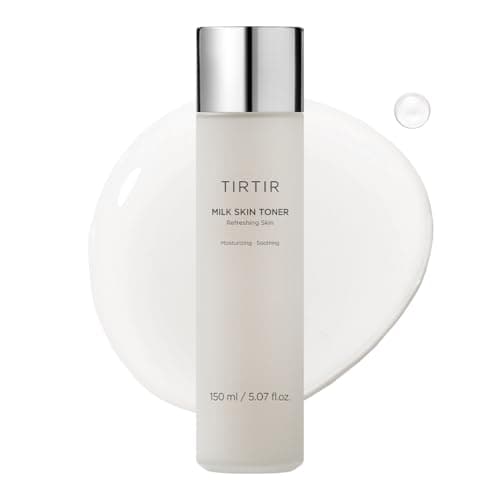 Image of TIRTIR Milk Skin Rice Toner - Deep Moisturizing, Hydrating and Refreshing for face, Niacinamide, Ceramide, Rice Bran Extract, Nature-Oriented Ingredients, Korean Skin Care, Vegan (150ml, Original)